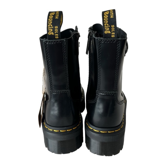 NEW Dr Martens Jadon Alt platform Moto boots black 7 - Picture 9 of 15